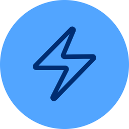 lightning blue icon